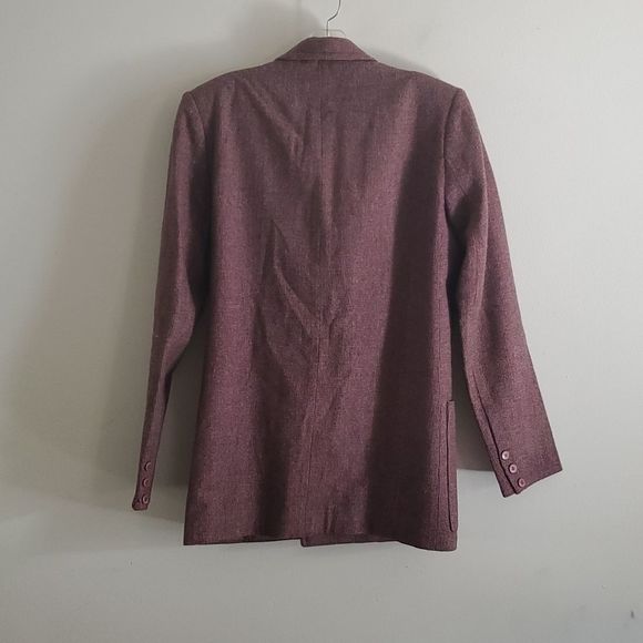 Bally Vintage Wool Blend Double Breasted Blazer - Picture 3 of 5